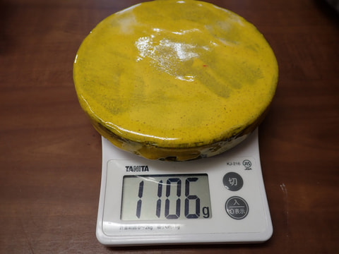 入荷　丸型岩盤北投石粉黛焼付1106ｇ　お風呂　岩盤浴　写真画像