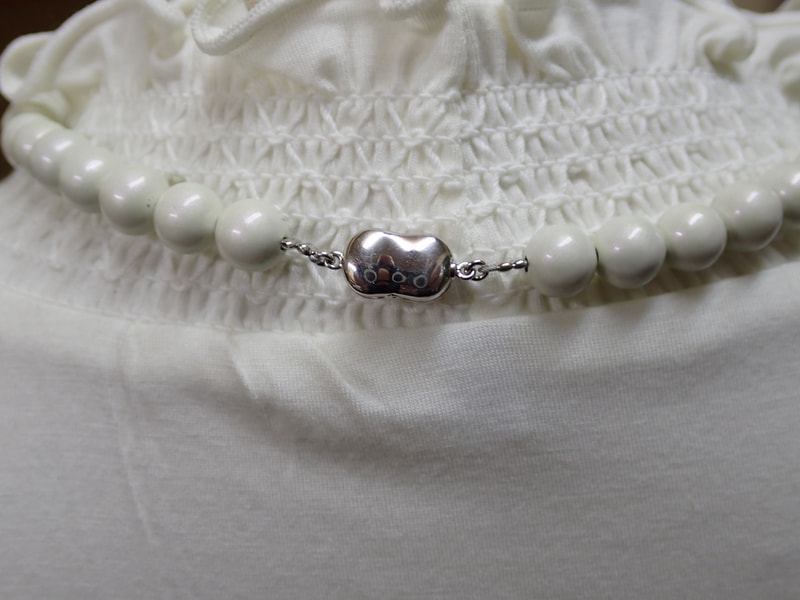 Y様専用　濃度、純度唯一。新商品イエローパール8mm・50玉ネックレス（玉川産北投石）　写真画像