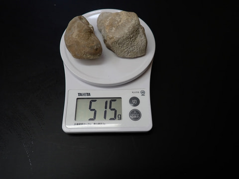 新入荷14番　お風呂用 玉川産北投石515gセット（プレゼント付き合計1231ｇ）　写真画像