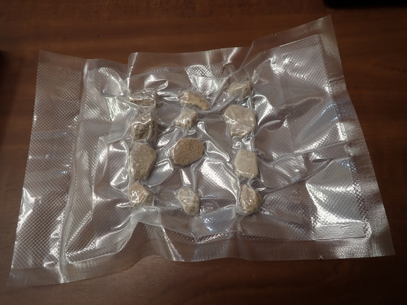 91番　玉川温泉北投石真空パックシート（TMS126）　写真画像