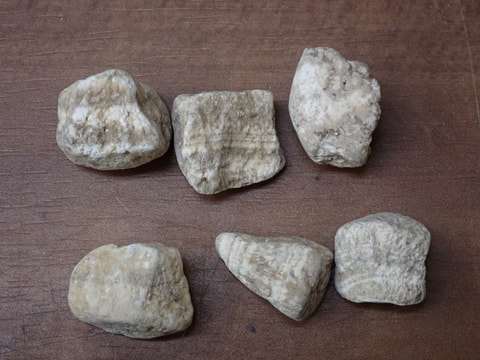 87番　結晶体北投石35g 6個セット　写真画像