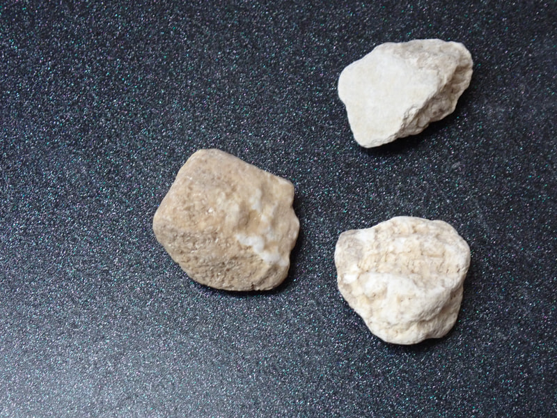 162番　結晶体北投石21ｇ3個　写真画像