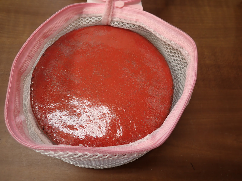 189番　入荷　丸型岩盤北投石粉黛焼付800ｇから1000ｇ位　お風呂　岩盤浴　写真画像