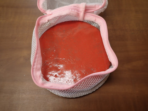 176番　入荷　丸型岩盤北投石粉黛焼付913ｇ　お風呂　岩盤浴　写真画像