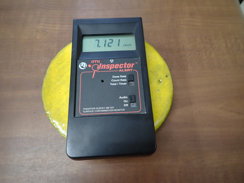 190番　入荷　丸型岩盤北投石粉黛焼付987ｇ　お風呂　岩盤浴　写真画像