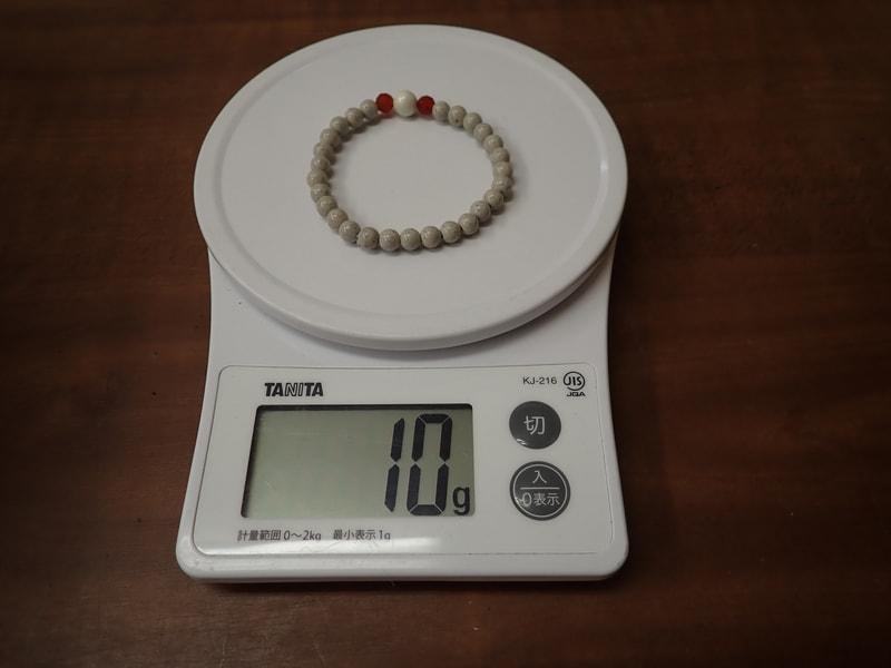 163番　5月7日ご注文分まで当日のお届け　母の日　北投石ブレスレット（赤メノウ）　写真画像