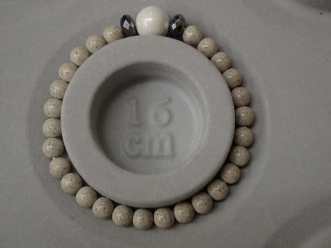 209番5月7日ご注文分まで当日のお届け母の日　北投石ブレスレット（テラヘルツ）　写真画像