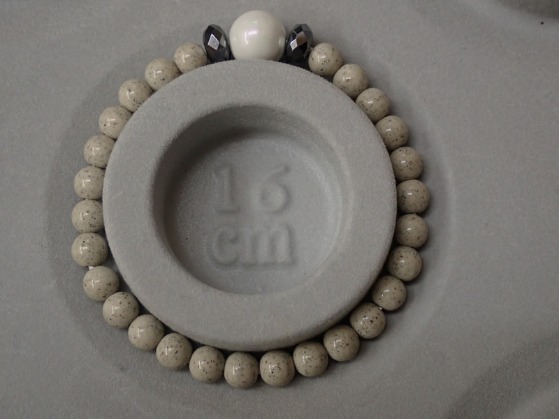 209番5月7日ご注文分まで当日のお届け母の日　北投石ブレスレット（テラヘルツ）　写真画像