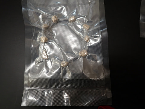 新入荷　玉川温泉北投石真空パックシート（TMS203）　写真画像