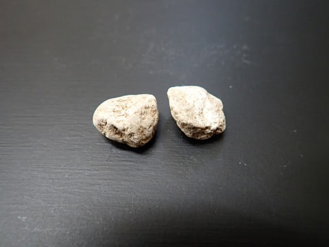 結晶体北投石21ｇ2個　写真画像