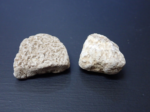 結晶体北投石25ｇ2個　写真画像