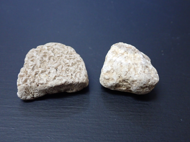 結晶体北投石25ｇ2個　写真画像