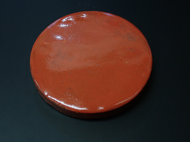 早い物勝ち　限定1点もの　本物の丸型岩盤北投石粉黛焼付約1000ｇ　お風呂　岩盤浴　写真画像